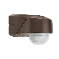 Esylux EM10015816 Bewegungsmelder 280° mit Unterkriechschutz 360°, braun, fernbedienbar RC 280i BN