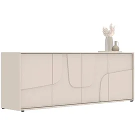 OTTO home Sideboard 205 x 84 x 40 cm Beige