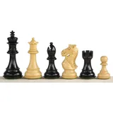 Sunrise Chess & Games Königsbraut Schachfiguren Ebenholz 3,75 Zoll geschnitzt Holz