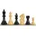 Sunrise Chess & Games Königsbraut Schachfiguren Ebenholz 3,75 Zoll geschnitzt Holz