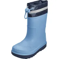 Playshoes Regenstiefel Gefüttert Unisex Kinder Gummistiefel, Blau 30