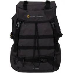 Cityrucksack NATIONAL GEOGRAPHIC "Expedition", Gr. B: 33.00cm, schwarz, Kunstfaser, sportlich, Rucksäcke, in sportlichem Design