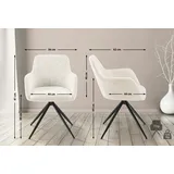 CLP Esszimmerstuhl Olema Stoff creme