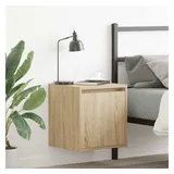 vidaXL Hängenachtschrank Sonoma-Eiche 38 x 34 x 40 cm Braun
