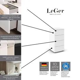LeGer Home by Lena Gercke Schubladenkommode SERINA 40 x 81 x 42 cm Beige