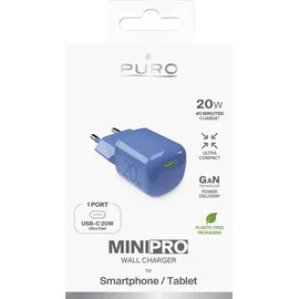 PURO 20W GaN USB-C - Blue