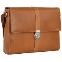 LEONHARD HEYDEN Bergamo Messenger Bag L Light Brown