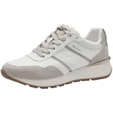 TAMARIS Damen Sneaker Wechselfußbett; White/Ivory, EU 36