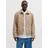 JACK & JONES Hemdjacke JJECASABLANCA SHACKET SN mit auffälliger Knopfleiste beige M (50)