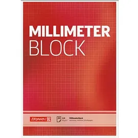 Brunnen Millimeter Block A4 Papier 20 Blatt