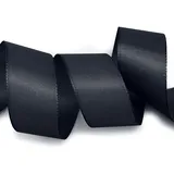 Taftband SCHWARZ 3 m x 4 cm Dekoband Geschenkband Stoffband 40 mm Tischdeko Event Trauer Schleifenband Visco Taft Kartengestaltung Basteln