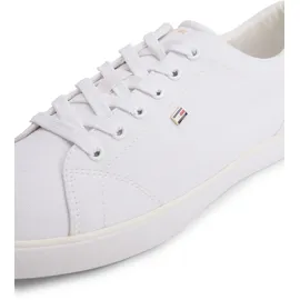 Tommy Hilfiger TH LOW PROFILE VULC CANVAS Damen Weiß 35
