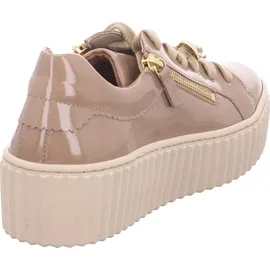 Gabor Plateau Schnürschuhe in gold - Gr.: 38