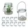 Relaxdays Windlicht Glas 12er Set Schwarz/Transparent