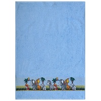Dyckhoff Kinderhandtuch 'Afrika' Blau 50 x 70 cm