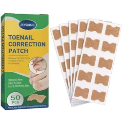 50 teile/schachtel Eingewachsene Zehennagel Aufkleber Zehennagel Korrektur Patch Tools Kit Nagel Behandlung Fuß gelb