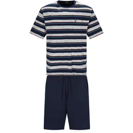 HAJO Pyjama Klima-Light Blau/Grau L