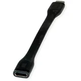 Roline USB-C auf USB-C 12 m Schwarz