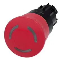Siemens Not-Halt-Pilzdrucktaster 22mm, rund, rot 3SU1001-1HB20-0AA0