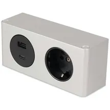 Kalb Material Für Möbel Steckdosenleiste 2-fach Silber 2 St.