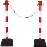 VISO Kettenabsperrsystem 2 m Rot/Weiß