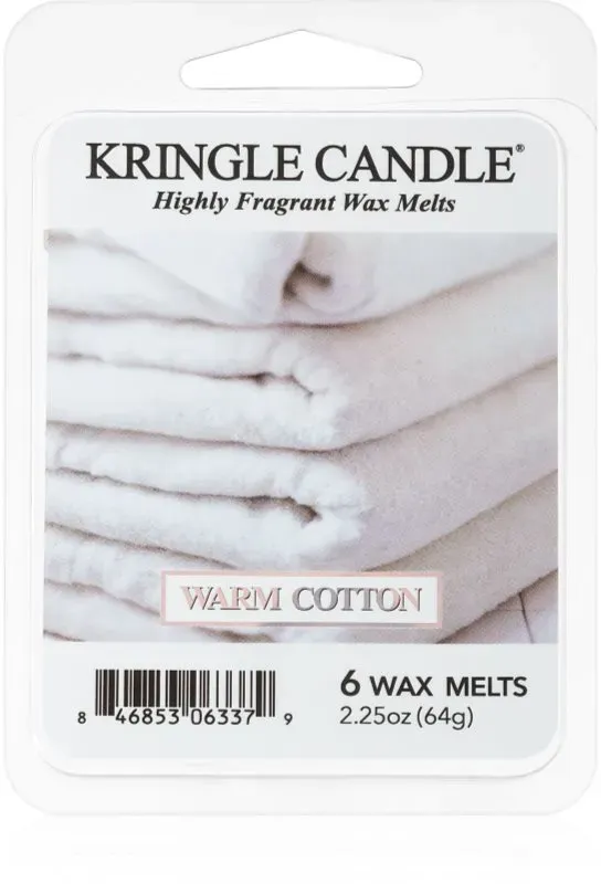 Kringle Candle Warm Cotton wachs für aromalampen 64 g