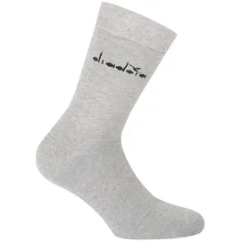 Diadora Unisex Socken 6er Pack Hellgrau 35-38