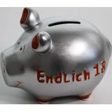 KCG Spardose Sparschwein klein Endlich 18