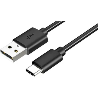 3x USB Typ-C Schnell-Ladekabel Kabel Daten für Samsung Huawei LG Sony - Schwarz