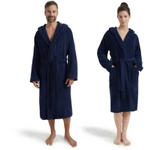 Möve Bademantel Superwuschel deep sea XL