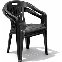 Mojawo PIONA Stapelstuhl 56 x 55 x 78 cm Anthrazit