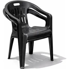 Mojawo PIONA Stapelstuhl 56 x 55 x 78 cm Anthrazit