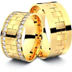 Trauringe Kamp-Lintfort 750er Gelbgold - 9425