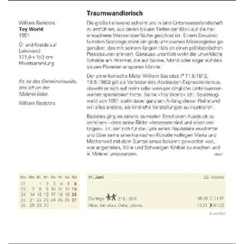 Harenberg Kunst Tagesabreißkalender Kulturkalender 2027 DIN A5 hoch