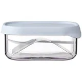 Mepal Fruchtbox ELLIPSE, 11,3 x 8 cm - Blau - Transparent - Kunststoff - inkl. Gabel