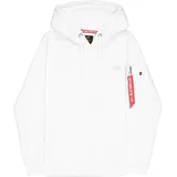 Alpha Industries Back Print Kapuzenpullover White M