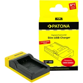PATONA Slim micro-USB Ladegerät für Leica Panasonic DMW-BMB9