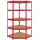 Monster Racking Eckregal Stahl 90cm x 45cm x 183cm rot