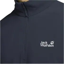 Jack Wolfskin Taunus 100 Halbreißverschluss-sweatshirt - Midnight Sky - XL