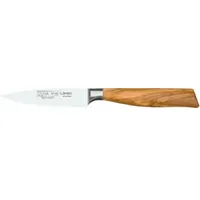 Burgvogel Oliva Line Spickmesser 9 cm Beige/Braun geschmiedet Olivenholz rostfrei