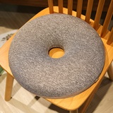 Surwin Donut Kissen Sitzkissen Orthopädisch, Sitzkissen Rund, Sitzkissen Bürostuhl, Hämorrhoiden Sitzkissen, Sitzring Steißbein Entlastung für Hüfte, Rücken (One Size,Dunkelgrau)