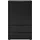 FMD Kommode Dark 49,7 x 81,3 x 31,7 cm Schwarz
