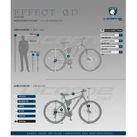 licorne bike gmbh Bike Effect Premium 29 Zoll schwarz/lime