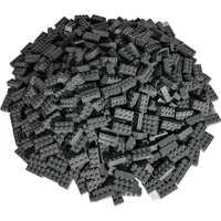 LEGO Classic 2x4 Steine dunkelgrau 3001