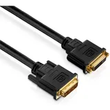 PureLink DVI Verlängerung Männlich/weiblich 5 m Schwarz