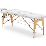 Physa Massageliege klappbar - 185 x 60 x 62 cm - 227 kg - Weiß