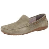 SIOUX Slipper Callimo Rauleder, Grün, Herren