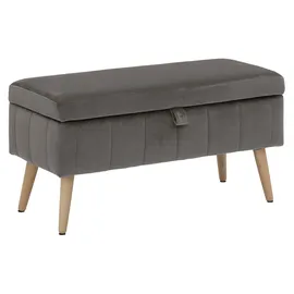 OTTO home Truhenbank AMIRA grau 81 x 36 x 43 cm