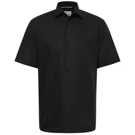 Eterna Kurzarmhemd Schwarz 41