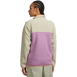 Patagonia Fleecepullover Sweatshirt Beige/Rosa M